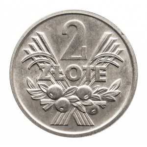 Polska, PRL (1944-1989), 2 złote 1973 Jagody, Warszawa