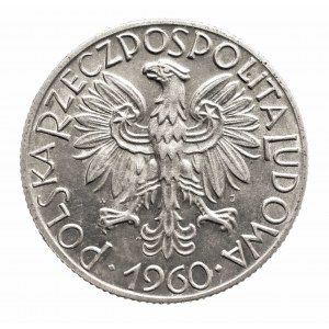 Polska, PRL (1944-1989), 5 złotych 1960 Rybak