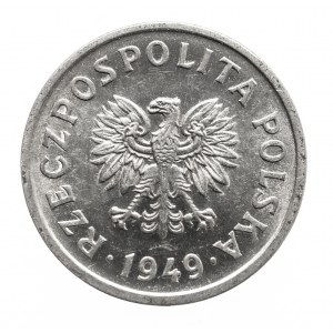 Polska, PRL (1944-1989), 10 groszy 1949 aluminium