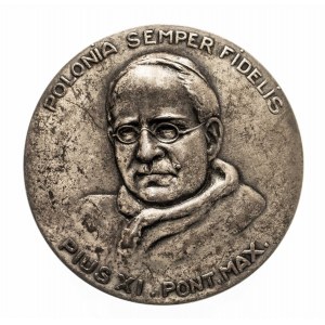 Polska, medalion - Pius XI