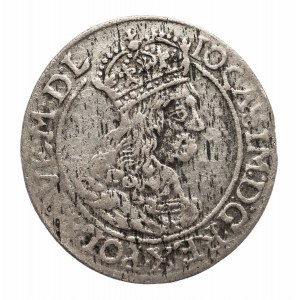 Poľsko, Jan II Kazimierz (1648-1668), šesťpenca 1662 A T, Krakov.