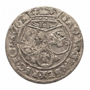 Polen, Johann II. Kasimir (1648-1668), Sixpence 1662 GB A, Lemberg.