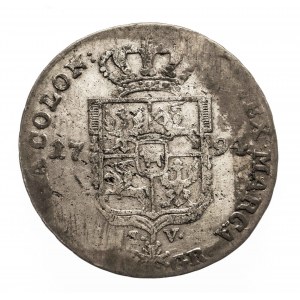 Polen, Stanisław August Poniatowski (1764-1795), Zwei-Zloty-Münze 1794, Warschau.