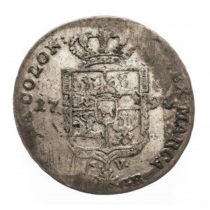Polsko, Stanisław August Poniatowski (1764-1795), dvouzlotá mince 1794, Varšava.