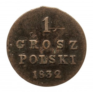 Kingdom of Poland, Nicholas I (1825-1855), 1 Polish grosz 1832 K.G., Warsaw