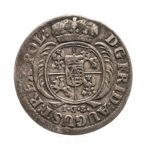 Poľsko, August II Silný (1697-1733), 1/24 Thaler 1733 IGS, Drážďany