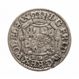 Poland, August III Sas (1733-1763), 1/24 thaler 1763 E.D.C., Leipzig