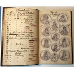 Odręczny katalog kolekcji monet, prowadzony w latach 1873-1929, w j. niemieckim