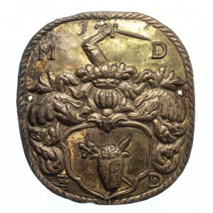 Sargplatte, Wappen des Adelsgeschlechts von Pomian, Großpolen