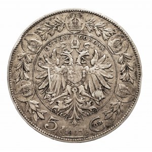 Austria, Franciszek Józef I (1848-1916), 5 koron 1907, Wiedeń