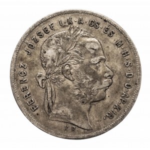 Węgry, Franciszek Józef I (1848-1916), 1 forint 1878 KB, Kremnica