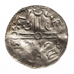 Czechy, Brzetysław I (1037-1055), denar 1028-1034, Ołomuniec