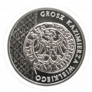 Polen, Republik Polen seit 1989, 20 Zloty 2015, Grosz Kazimierza Wielkiego