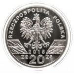 Polen, Republik Polen seit 1989, 20 Zloty 2015, Honigbiene