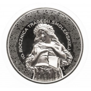Polska, Rzeczpospolita od 1989 roku, 10 złotych 2020, 10. rocznica tragedii smoleńskiej
