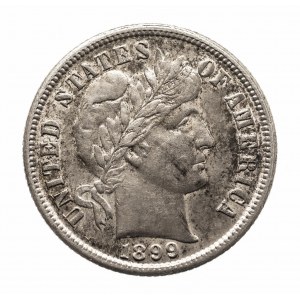 Spojené štáty americké (USA), 10 centov 1899, Philadelphia.