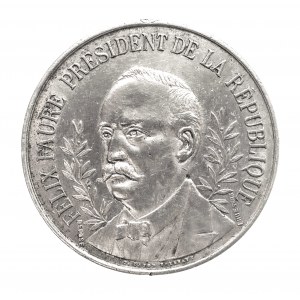 Francja / Rosja, medal z okazji wizyty Cara Mikołaja II we Francji, 1896