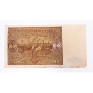 Poľsko, PRL (1944 - 1989), 1000 ZŁOTYCH 15.01.1946, séria L.