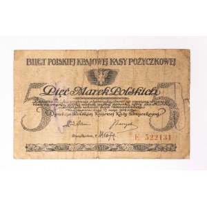 Polska, II Rzeczpospolita (1919 - 1939), 5 MAREK POLSKICH, 17.05.1919, Seria E.