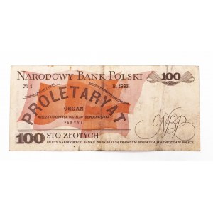 Polska, PRL (1944 - 1989), 100 ZŁOTYCH 15.01.1975, seria M.