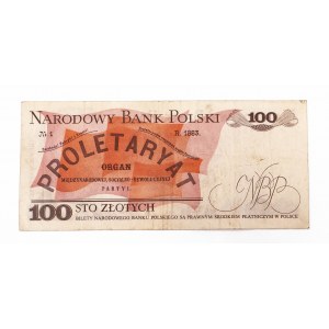 Polska, PRL (1944 - 1989), 100 ZŁOTYCH 17.05.1976, seria BD.