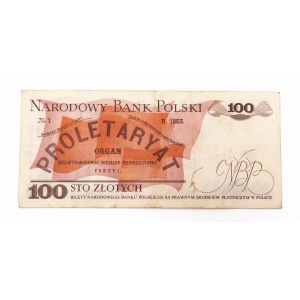 Poľsko, PRL (1944 - 1989), 100 ZŁOTYCH 17.05.1976, séria BG.