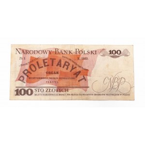 Poľsko, PRL (1944 - 1989), 100 ZŁOTYCH 17.05.1976, séria BM.