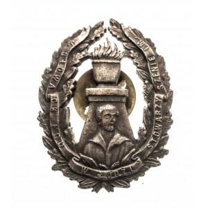 Poland, badge of the Juliusz Słowacki Association in Lodz.