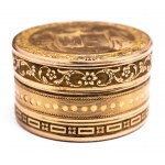 France, Napoleon I Bonaparte and Marie Louise of Austria (as Napoleon's wife) - gold snuff box, 1810-1814 - very rare