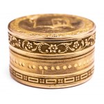 France, Napoleon I Bonaparte and Marie Louise of Austria (as Napoleon's wife) - gold snuff box, 1810-1814 - very rare