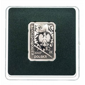 Polska, Rzeczpospolita od 1989 roku, 10 złotych 2007, Rycerz Ciężkozbrojny XV w.