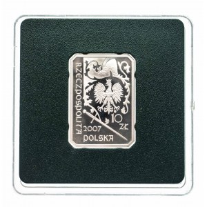 Polsko, Polská republika od roku 1989, 10 zlatých 2007, Těžký obrněný rytíř 15. století.
