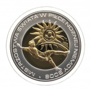 Polska, Rzeczpospolita od 1989 roku, 10 złotych 2006, Mistrzostwa Świata w Piłce Nożnej Niemcy 2006