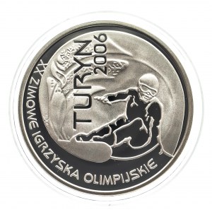 Polsko, republika od roku 1989, 10 zlatých 2006, XX. zimní olympijské hry - Turín 2006