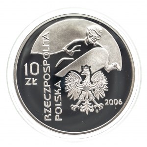 Polska, Rzeczpospolita od 1989 roku, 10 złotych 2006, XX Zimowe Igrzyska Olimpijskie - Turyn 2006