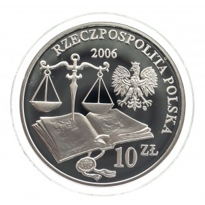 Poľsko, Poľská republika od roku 1989, 10 zlotých 2006, 500. výročie vydania štatútu Łaski