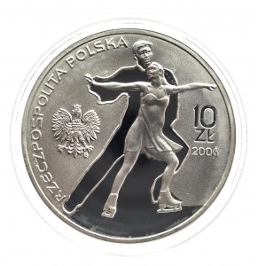 Polska, Rzeczpospolita od 1989 roku, 10 złotych 2006, XX Zimowe Igrzyska Olimpijskie - Turyn 2006