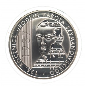 Polsko, Polská republika od roku 1989, 10 PLN 2007, 125. výročí narození Karola Szymanowského