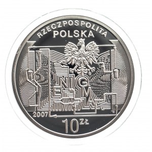 Polska, Rzeczpospolita od 1989 roku, 10 złotych 2007, 75 Rocznica Złamania Szyfru Enigmy