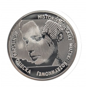 Polska, Rzeczpospolita od 1989 roku, 10 złotych 2013, Agnieszka Osiecka - Historia Polskiej Muzyki Rozrywkowej