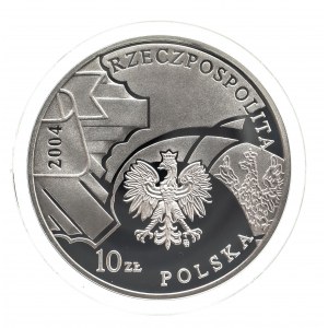 Polen, Republik Polen seit 1989, 10 PLN 2004, 85. Jahrestag der Gründung der Polizeikräfte