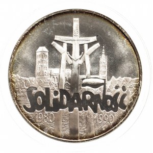 Polska, Rzeczpospolita Polska od 1989 roku, 100000 złotych 1990, Solidarność typ A