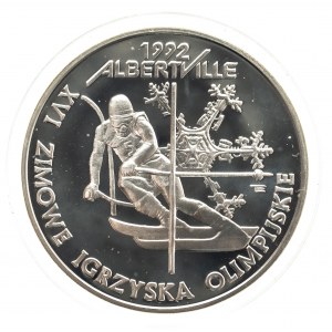 Polska, Rzeczpospolita od 1989 roku, 200000 złotych 1991, XVI Zimowe Igrzyska Olimpijskie Albertville 1992