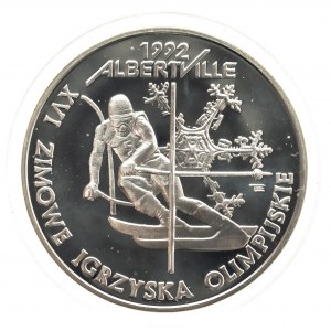 Poland, the Republic since 1989, 200,000 gold 1991, XVI Olympic Winter Games Albertville 1992.