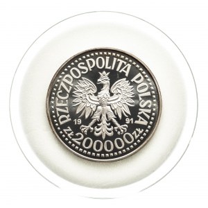 Polsko, Polská republika od roku 1989, 200 000 zlotých 1991, Jan Pavel II, PRAVDA