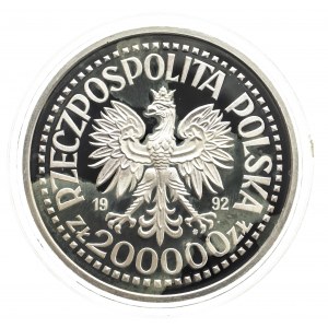 Polska, Rzeczpospolita od 1989 roku, 200000 złotych 1992, 500-lecie odkrycia Ameryki