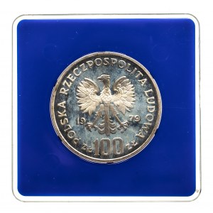 Poland, People's Republic of Poland (1944-1989), 100 gold 1979, Environmental Protection - Lynx