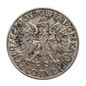 Polsko, Druhá republika (1918-1939), 10 zlotých 1932, Londýn