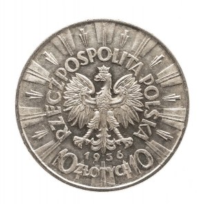 Polska, II Rzeczpospolita (1918-1939), 10 złotych 1936 Piłsudski, Warszawa