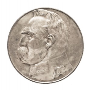 Polska, II Rzeczpospolita (1918-1939), 10 złotych 1937 Piłsudski, Warszawa